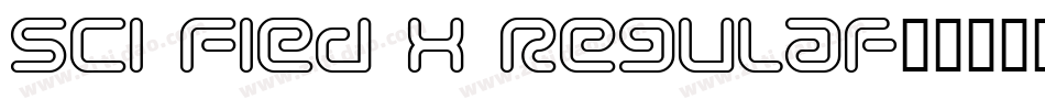 Sci Fied X Regular字体转换